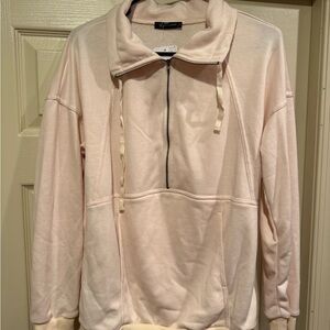 Women's Pink Pullover Sweatshirt